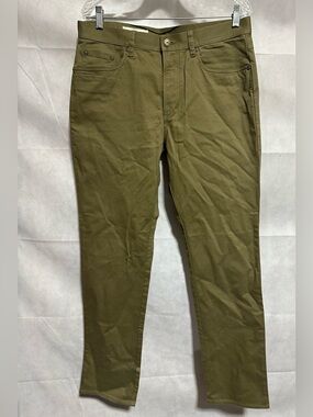 Onward Reserve Pants Mens 34x34 Green Classic Five Pocket Chino Jeans Office EUC